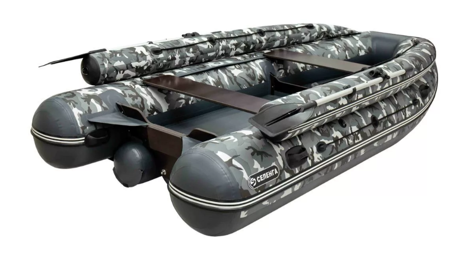 СибРивер Селенга-330 НД фальшборт камуфляж